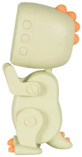 Veioză LED dimabilă de veghe cu ceas deșteptător pentru copii ROBOT LED/1W/5V 1200 mAh