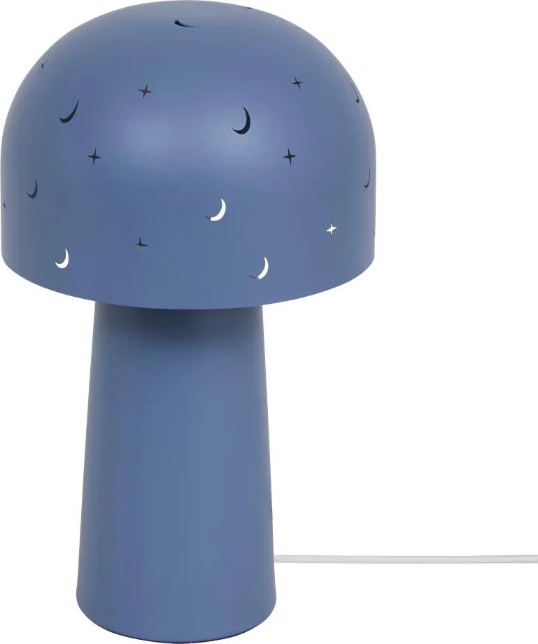 Atmosphera - Lampă de masă pentru copii STARRY MUSHROOM, 1xE14/25W/230V, albastră
