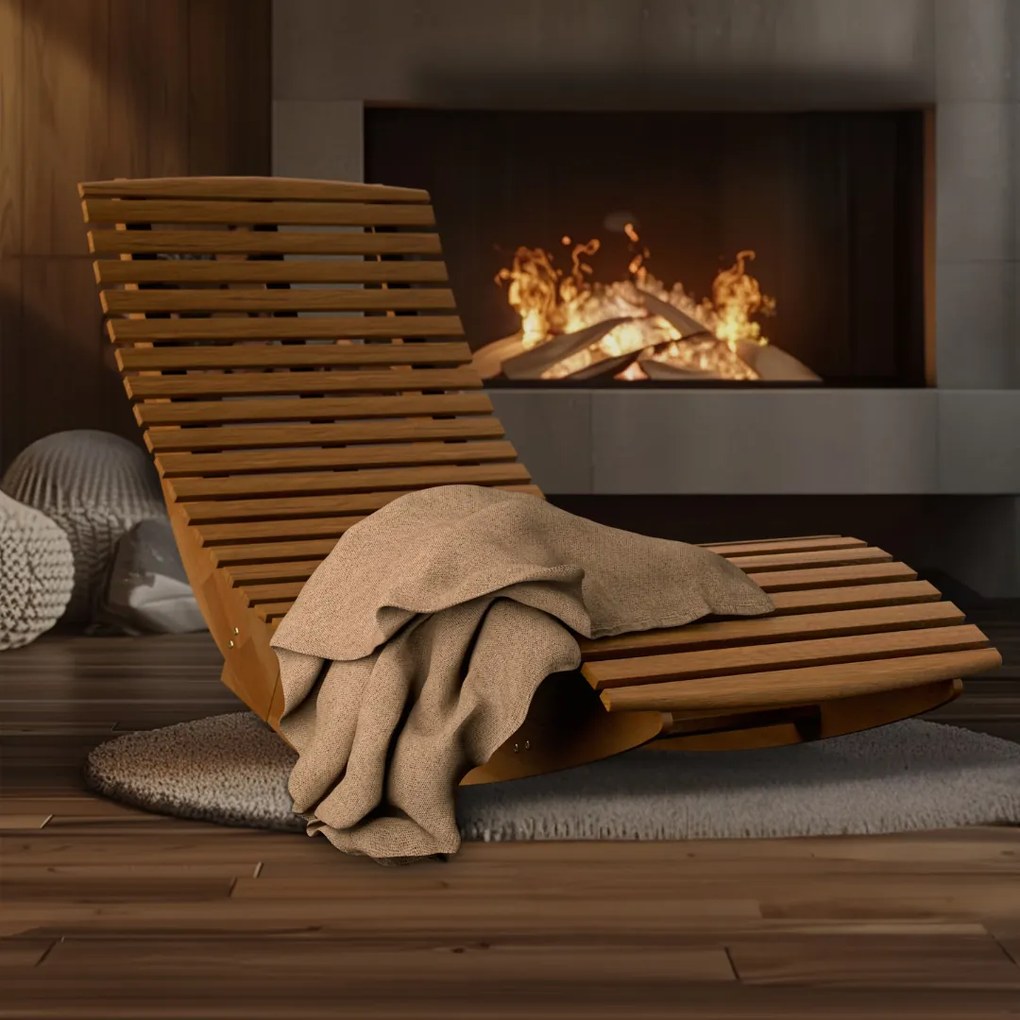 Leagăn BALI,155x60x93cm, maro natural Casaria