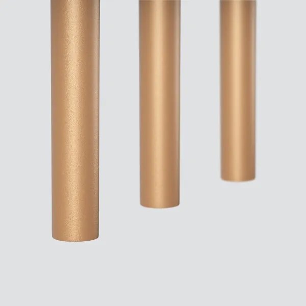 Lustră pe cablu Sollux SL.1171 PASTELO 3xG9/8W/230V auriu