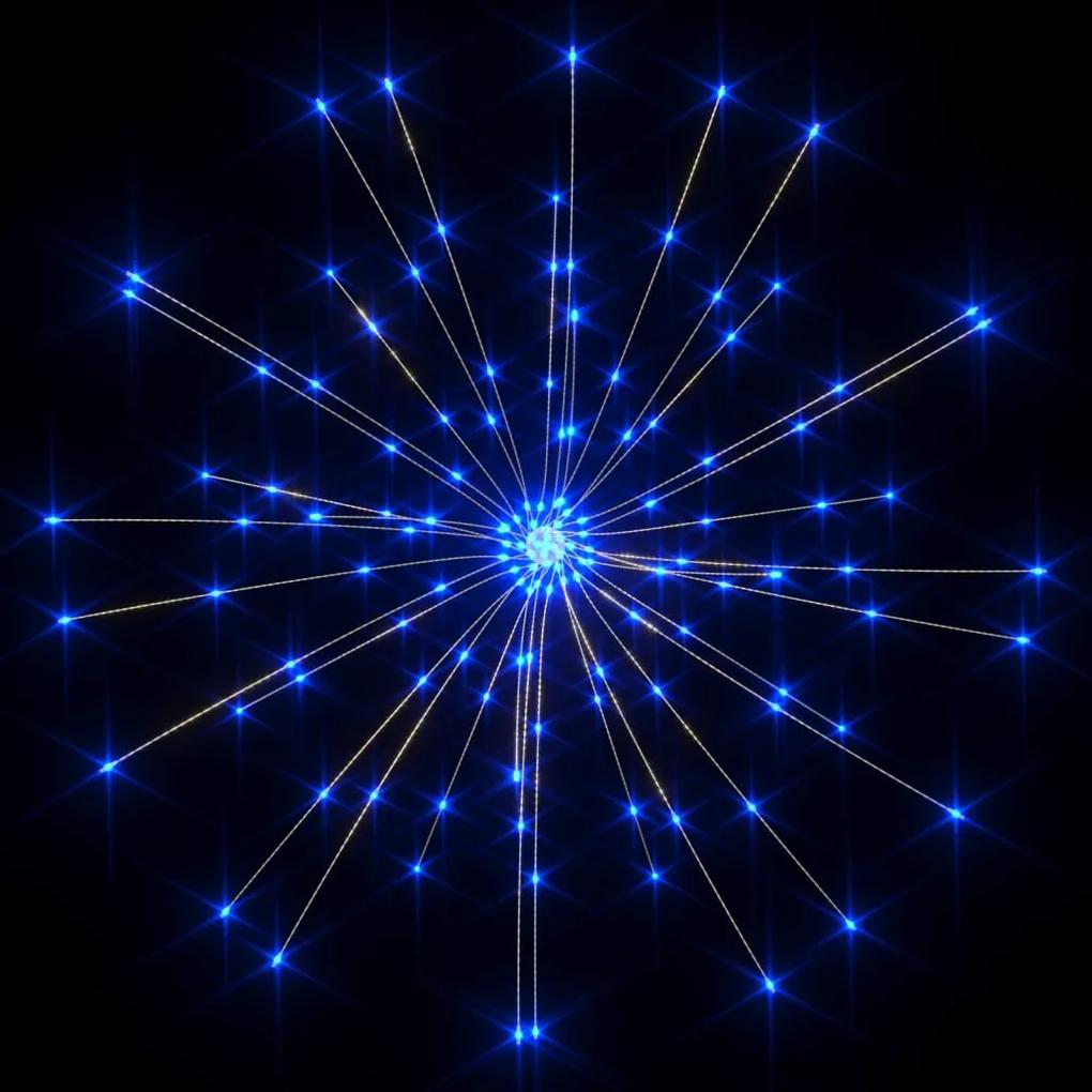 Lampi cu artificii de Craciun 10 buc. 1400 LED albastru 20 cm 10, Albastru