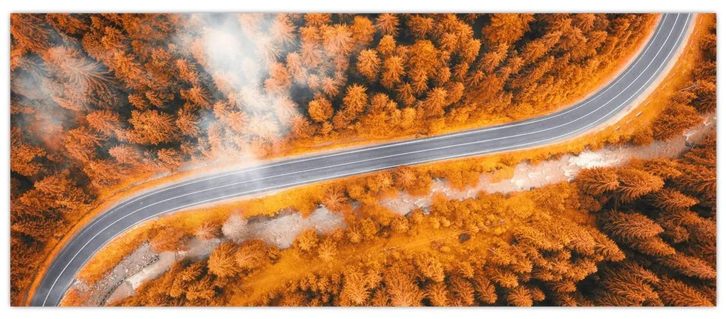 Tablou - Strada montană (120x50 cm)