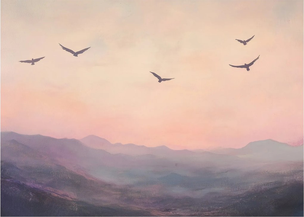 Tablou - Stol de păsări II. (70x50 cm)