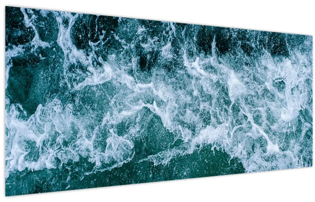 Tablou - Valuri oceanice (120x50 cm)