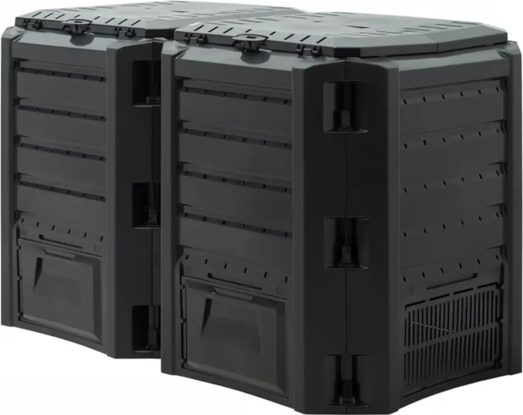 Compostor de grădină - Compogreen 800 l, negru Prosperplast