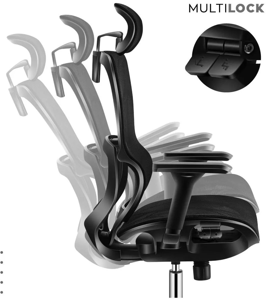 Scaun de birou Eclipse 6.2 (negru). 1087572