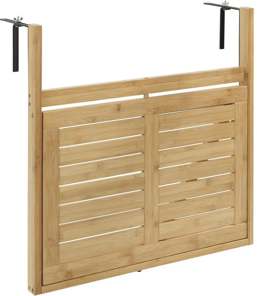 Wenko Măsuță suspendată pentru balcon din bambusWaikiki, 64 × 44 × 65 cm