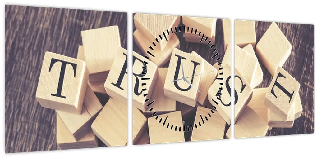 Tablou - Speranță (cu ceas) (90x30 cm)