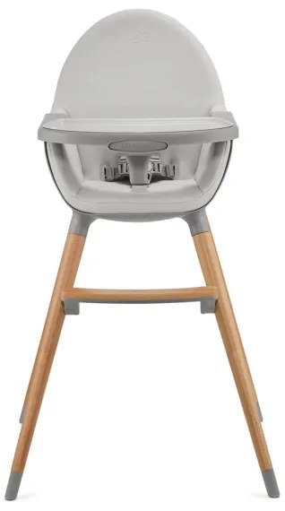 KINDERKRAFT - Scaun de masă pentru copii 2în1 FINI2 fag/gri