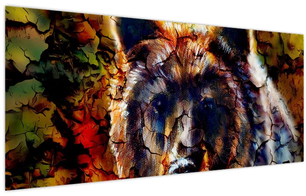 Tablou - Urs,pictură (120x50 cm)