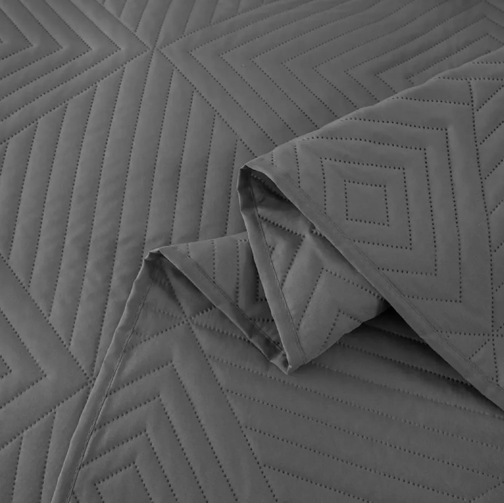 Cuvertura de pat CALDERA, gri Dimensiune: 170 x 210 cm