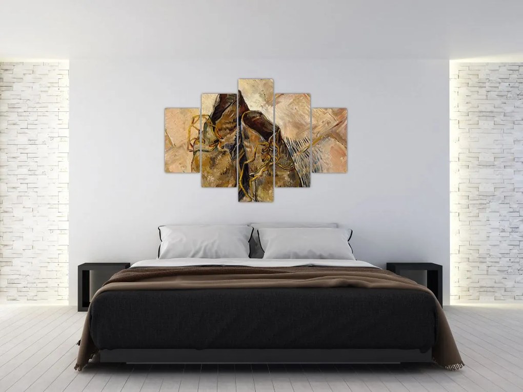 Tablou - Vincent van Gogh, Shoes, reproducere (150x105 cm)