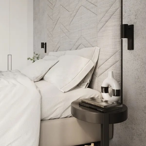 Aplică UTTI 1xGU10/40W/230V neagră Sollux SL.1077