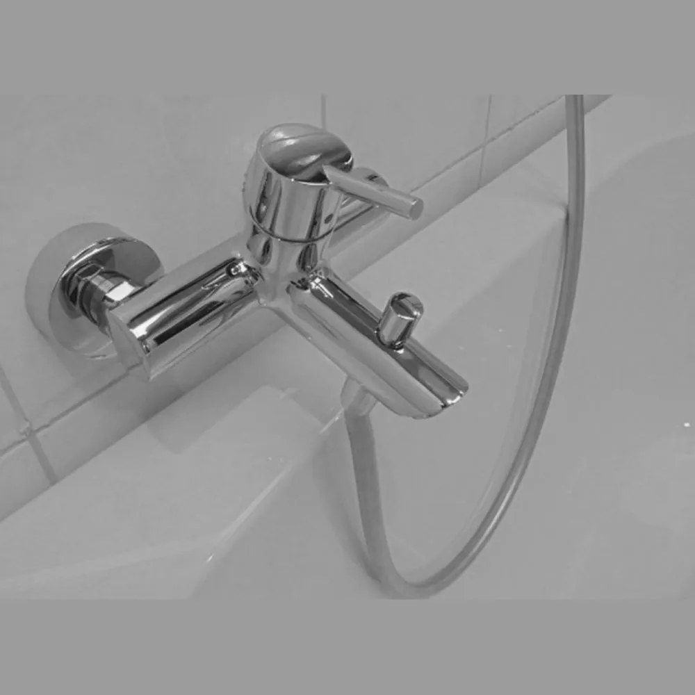 Baterie cada sau dus culoare crom Hansgrohe, Talis S