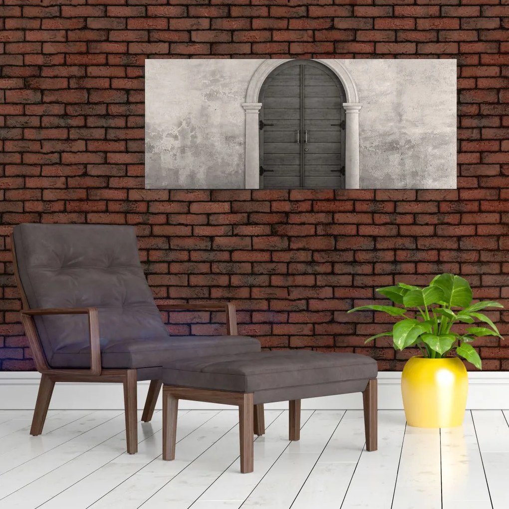 Tablou - Ușa misterioasă (120x50 cm)