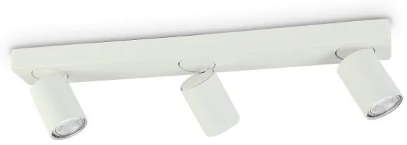 Plafoniera cu 3 spoturi directionabile RUDY PL3 BIANCO 229065 IDL