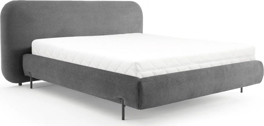 Pat lemn masiv Pointt 140/160/180x200 cm Personalizabil - Jaffray 30, 180x200