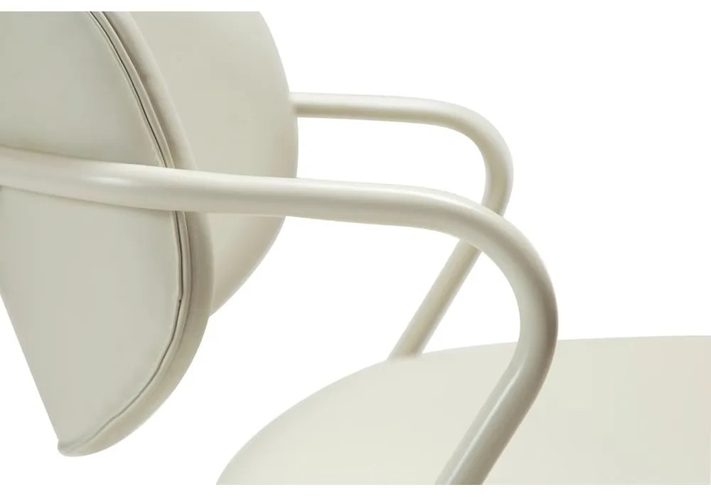 Fotoliu crem din imitație de piele Zed – DAN-FORM Denmark
