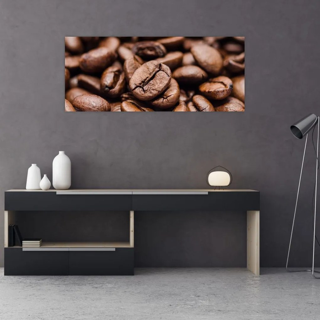 Tablou - Boabe de cafea (120x50 cm)