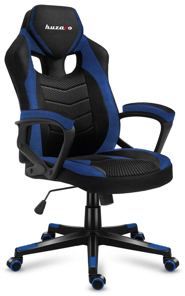 Fotoliu gaming Fusion 2.5 (negru + albastru). 1087463