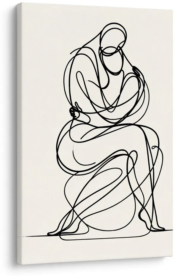 Tablou linii abstracte în repaus