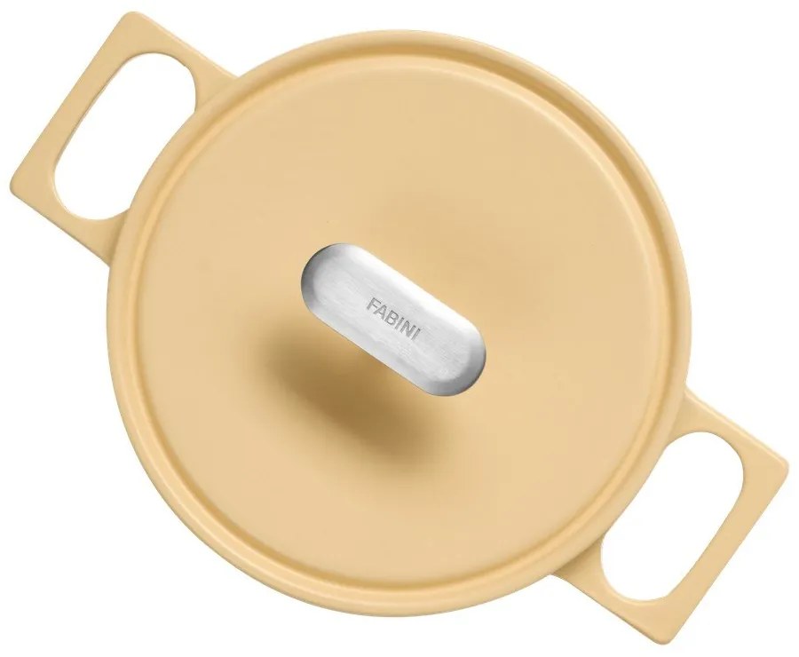 Cratiță cu capac din fontă 2 l adecvată pentru plita cu inducție Mattia 3.0 – FABINI