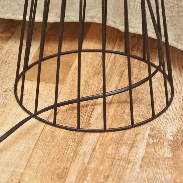 Lampadar MERCURE, 1x E27/15W/230V, negru