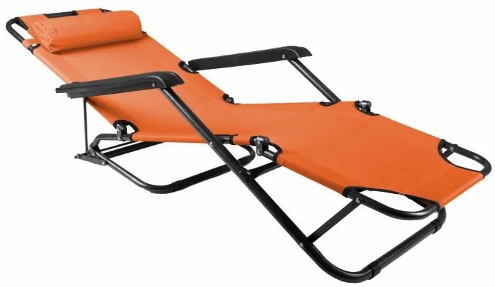 Scaun de grădină pliant -portocale