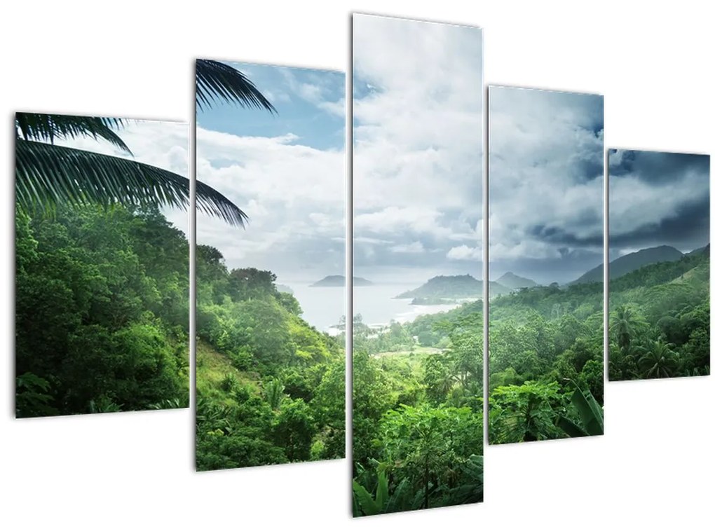 Tablou -Jungla din Seychelles (150x105 cm)