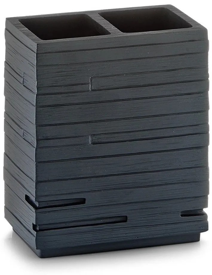 Recipient pentru periuțe de dinți și pastă SLATE, cu 2 compartimente, ZELLER