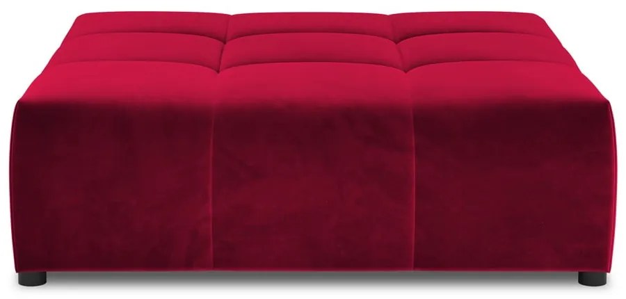 Modul pentru canapea roșu cu tapițerie din catifea Rome Velvet - Cosmopolitan Design