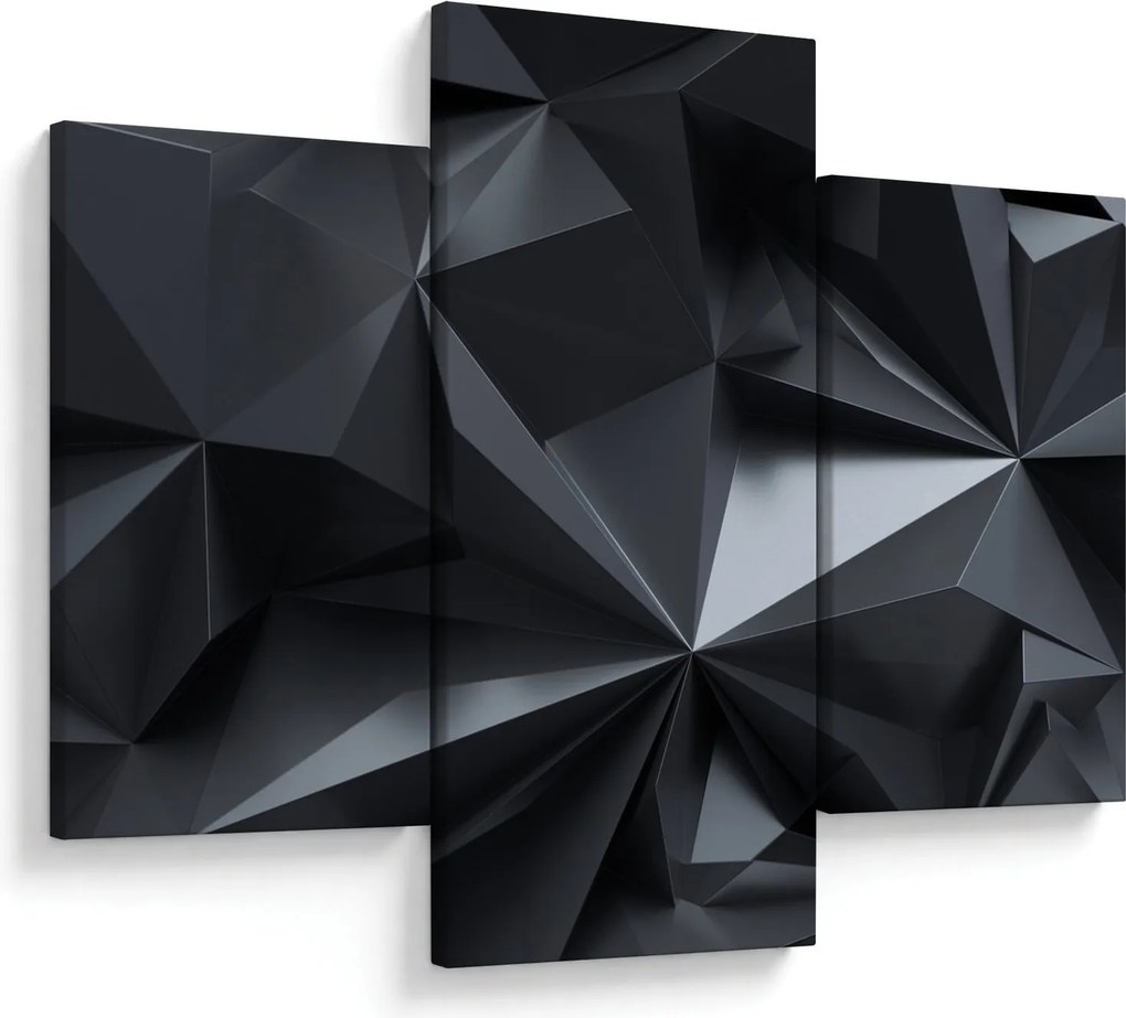 Tablou - Abstracție geometrică (90x60 cm)