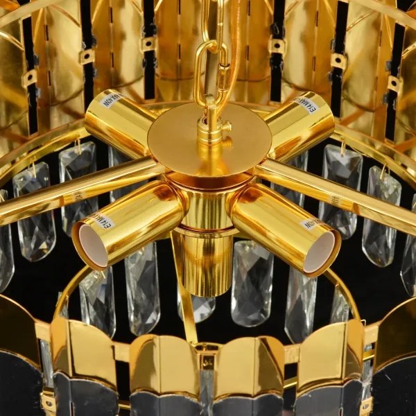 Brilagi - Candelabru CRISTAL cu lanț, 5xE14/40W/230V, diam. 38 cm