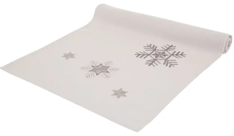 Runner fata de masa 40x150cm  Ambition Snowflakes