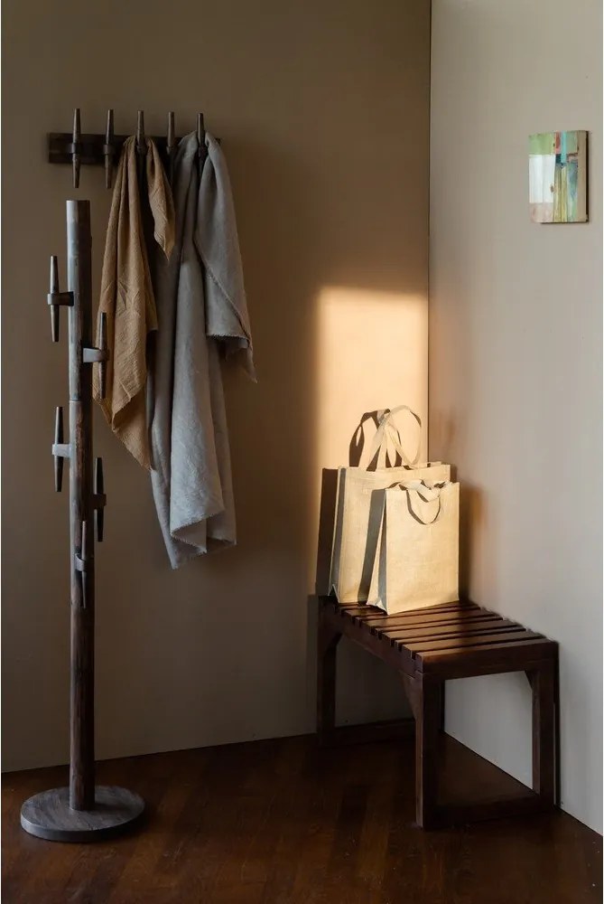 Cuier de perete în culoare naturală din lemn de mango Jakub – Dutchbone