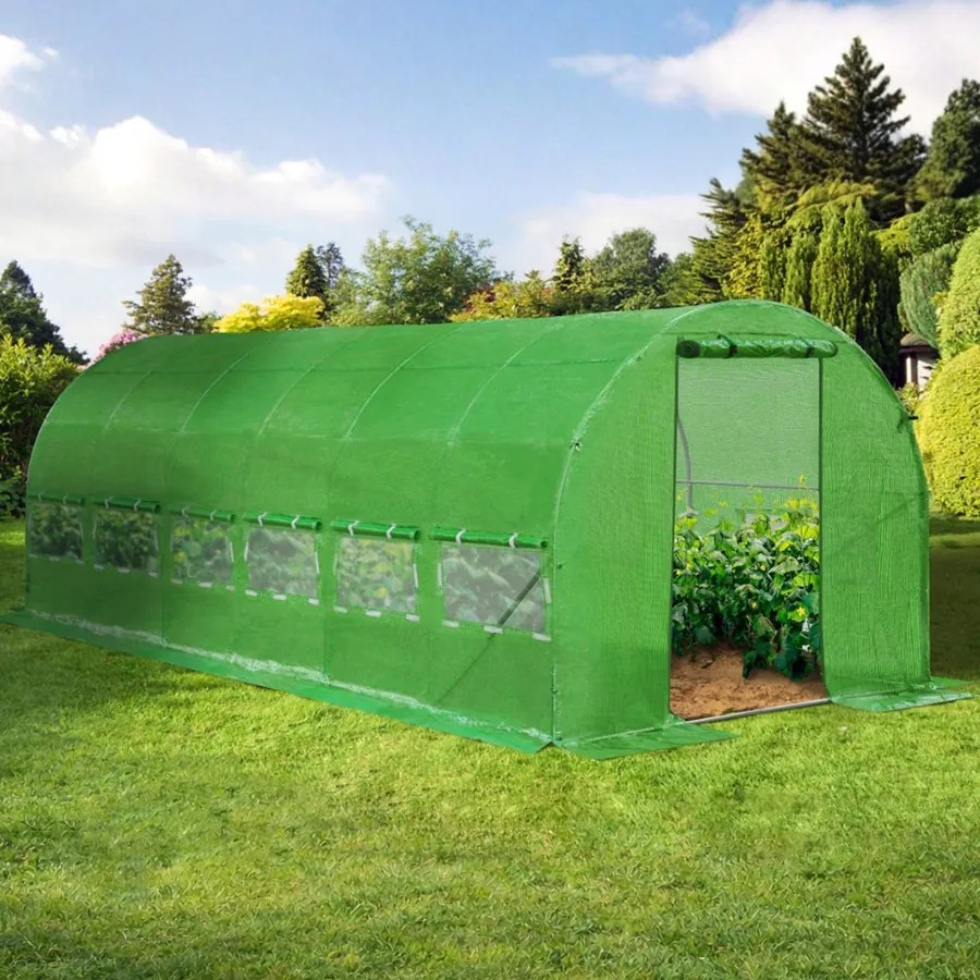Politunel de grădină mare 4 x 6 m - înălțime 2,25 m