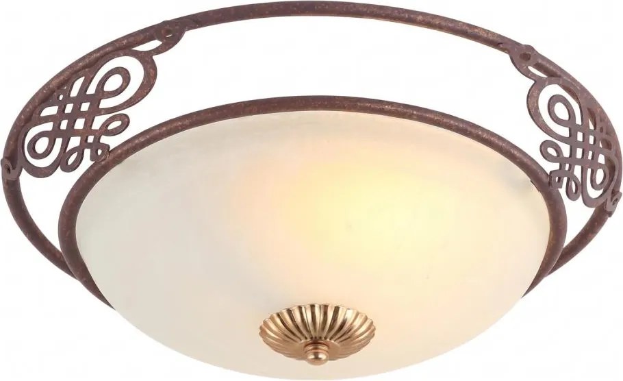 Brilagi - Plafonieră FRESCO 2xE27/40W/230V Ø 43 cm maro