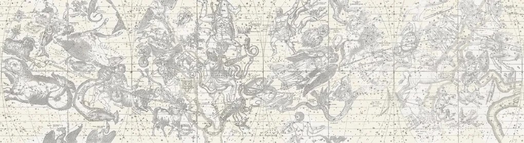 Fototapet, Star Map, White, Rebel Walls