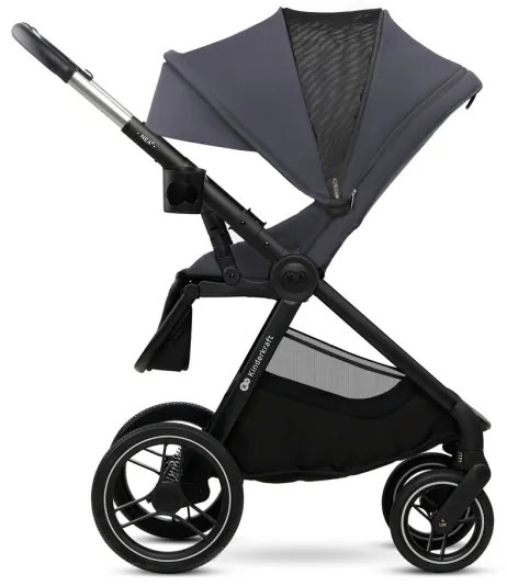Cărucior de copii combinat 2 în 1 KINDERKRAFT NEA 2 Dark grey