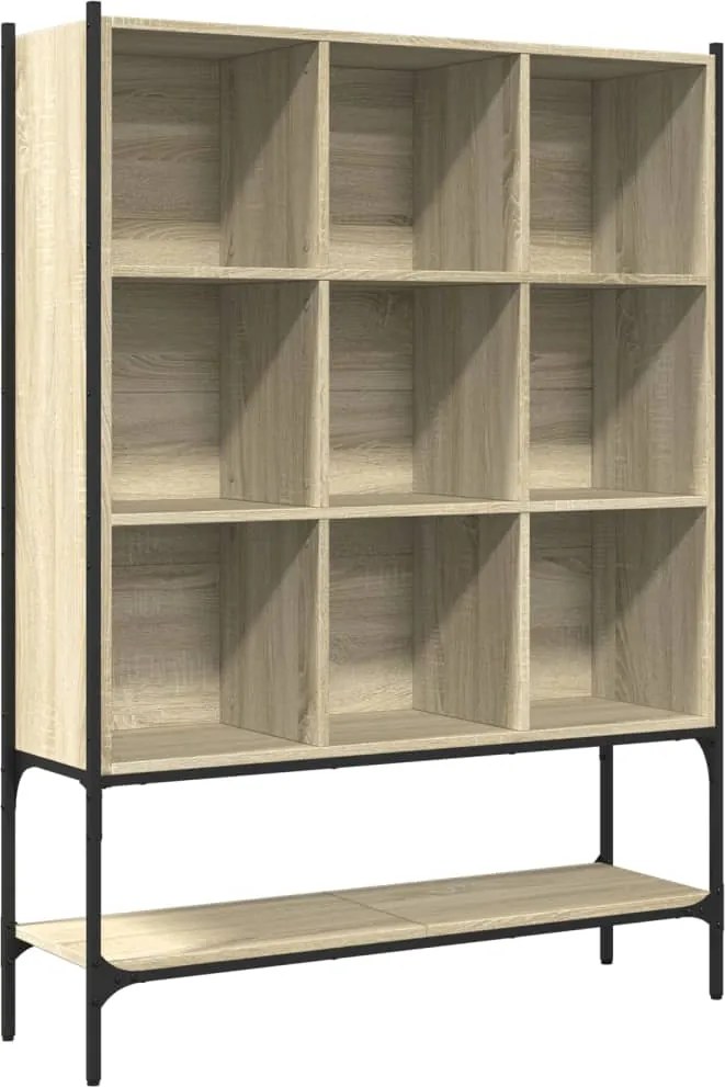 vidaXL Bibliotecă, stejar sonoma, 102x30x141,5 cm, lemn prelucrat