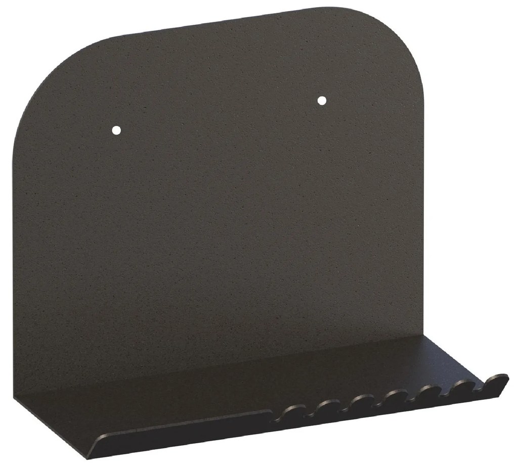 Raft de perete Shortia 2 (negru). Promo -7%. 1107800