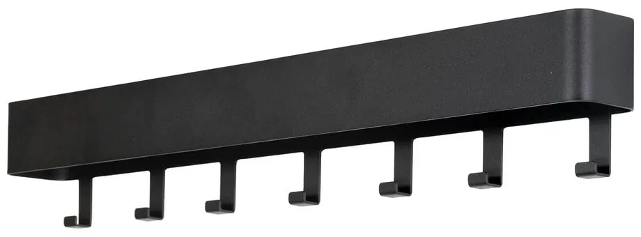 Cuier de perete negru cu raft din metal Dax Play – Spinder Design