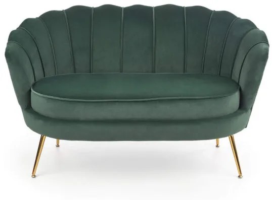 Canapea fixa Amorinito XL velvet verde