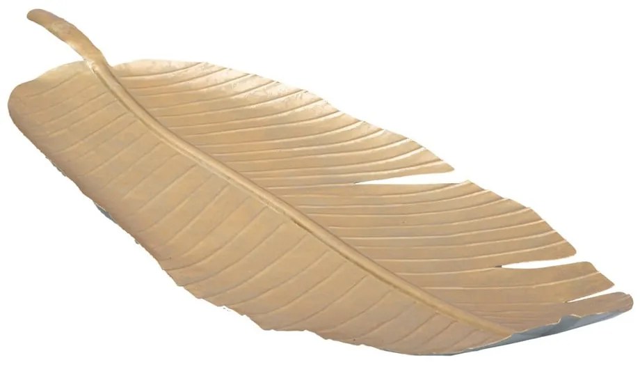 Decorațiune Mauro Ferretti Leaf, 55,5 x 18 cm, auriu
