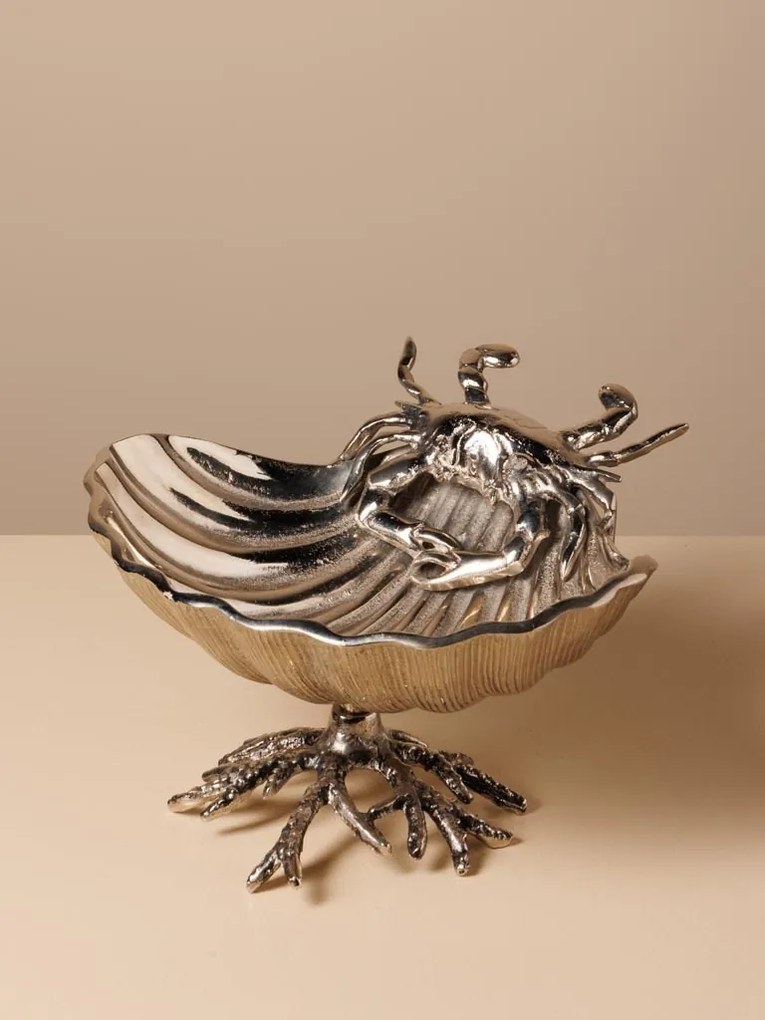 Bol decorativ din aluminiu, Crab