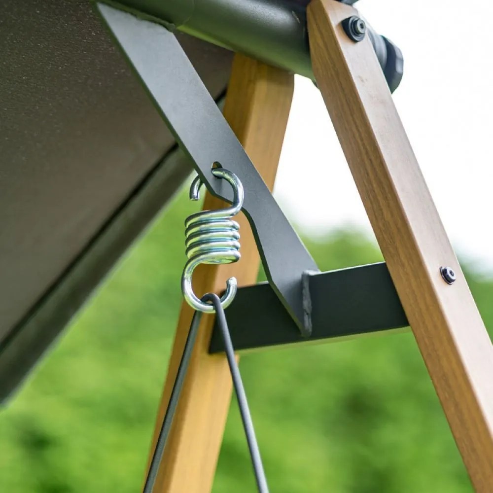 Balansoar de terasa Herning gri/maro L232 cm