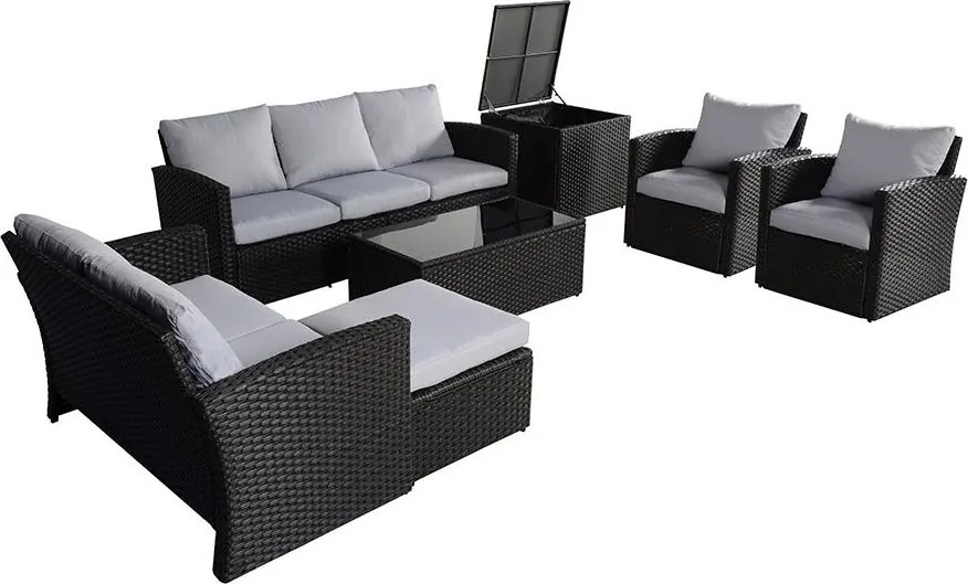 Set mobilier de grădină pentru familie Avenberg LUGANO