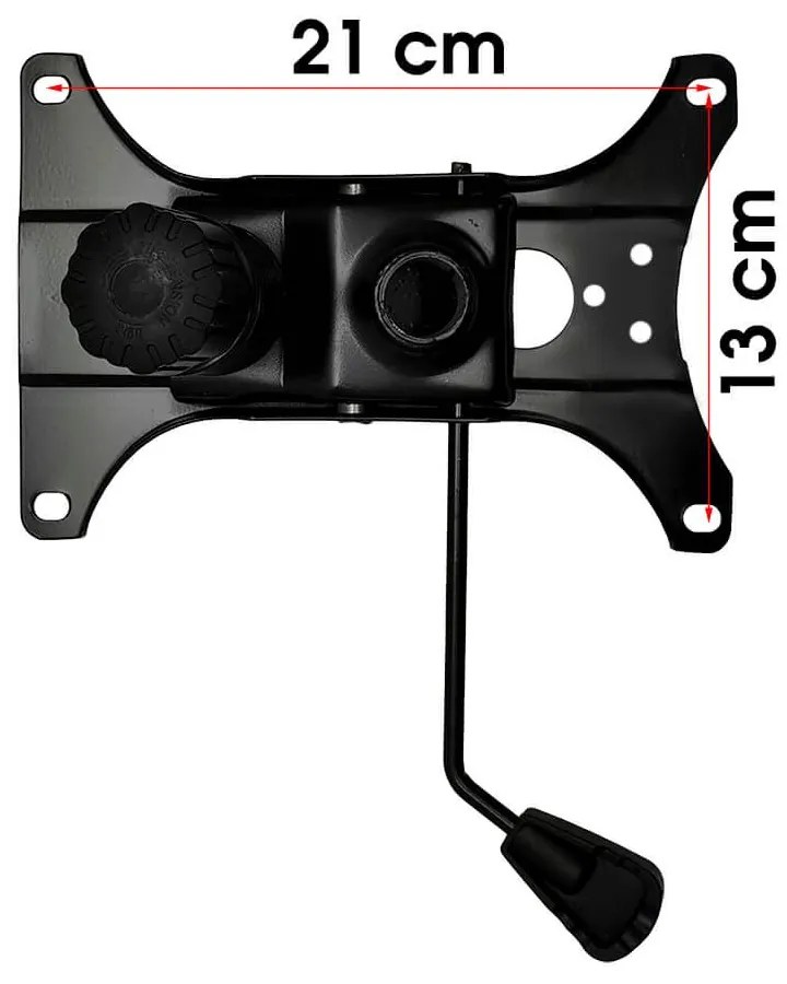 Mecanism pentru scaune ergonomice 13 x 21 cm