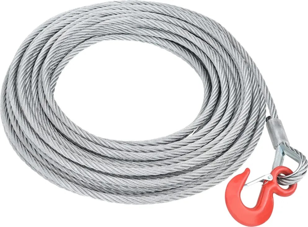 vidaXL Cablu din frânghie de sârmă 1600 kg 20 m