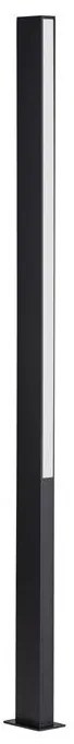 Stalp negru de exterior LED IP65 Stor H-150cm